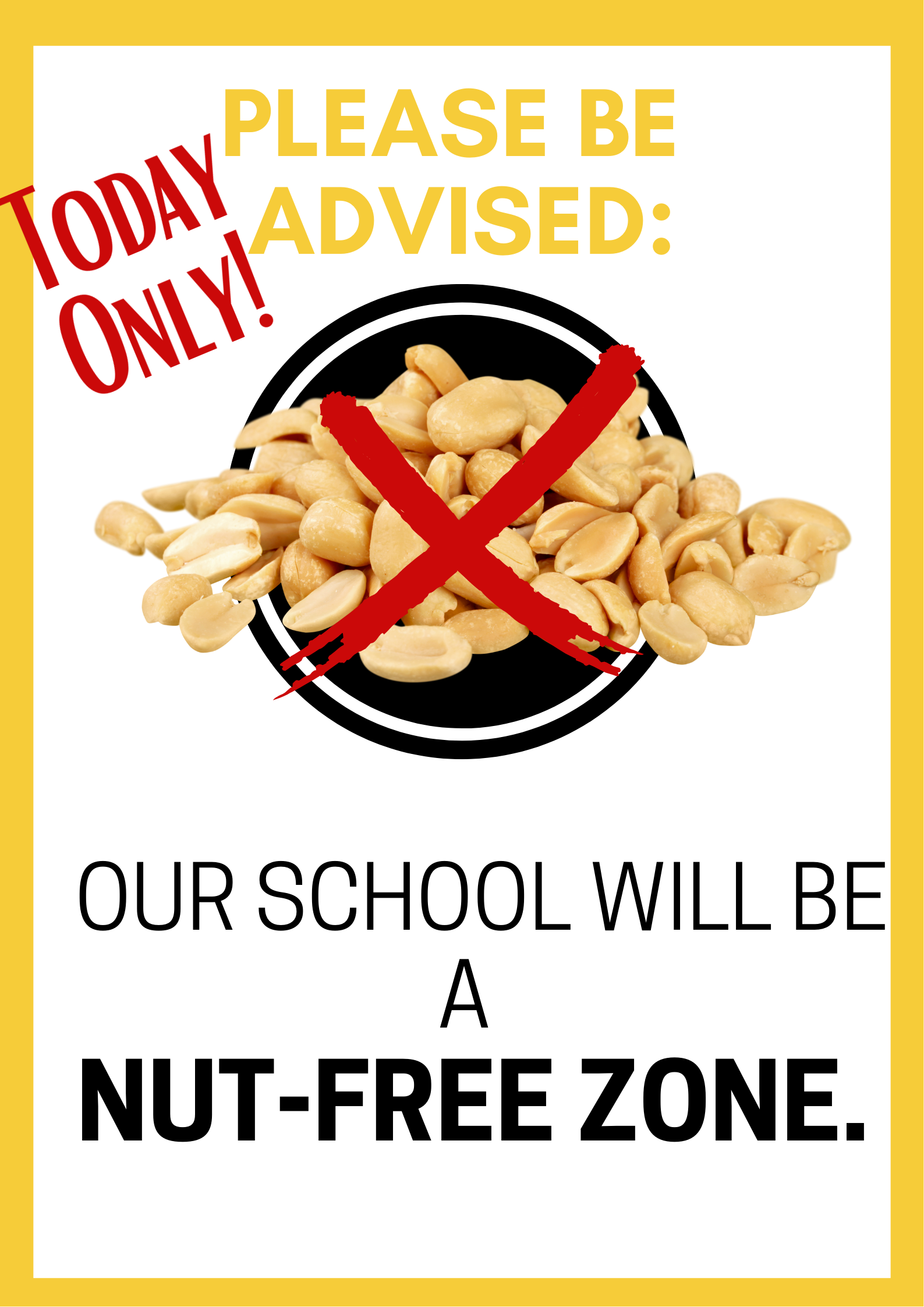 Nut-Free Zone